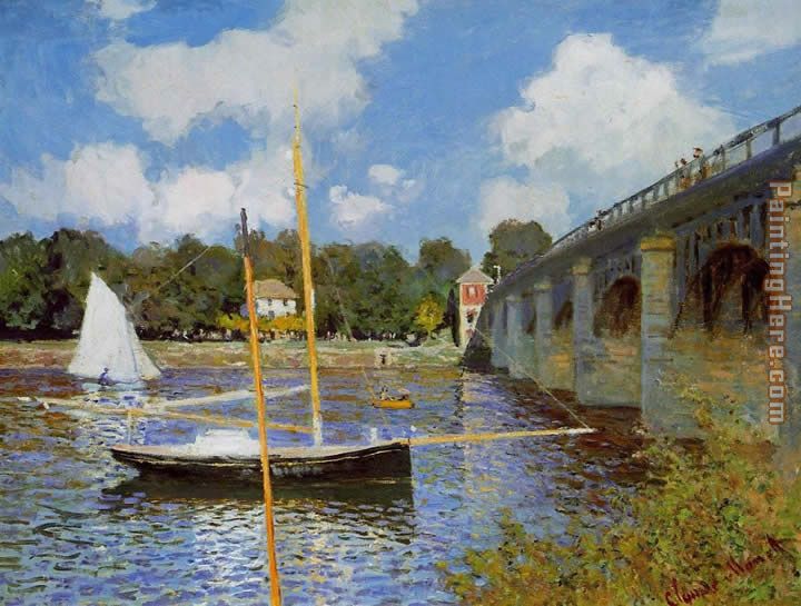Claude Monet The Road Bridge at Argenteuil 1